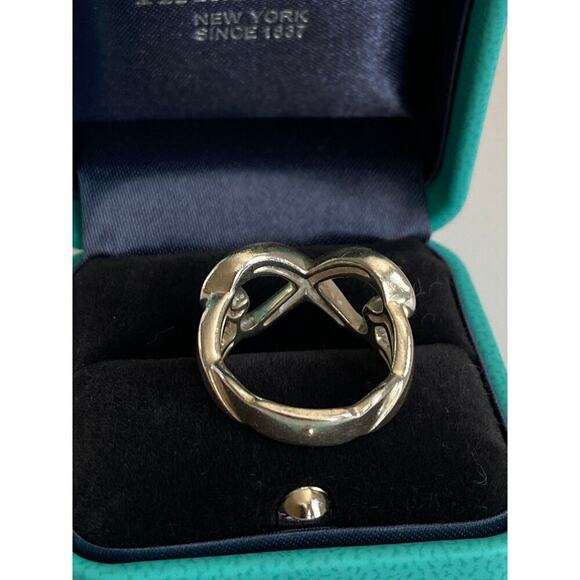 Authentic Tiffany & Co Infinity Sterling Sliver Ring Size Size 5 - Picture 3 of 7
